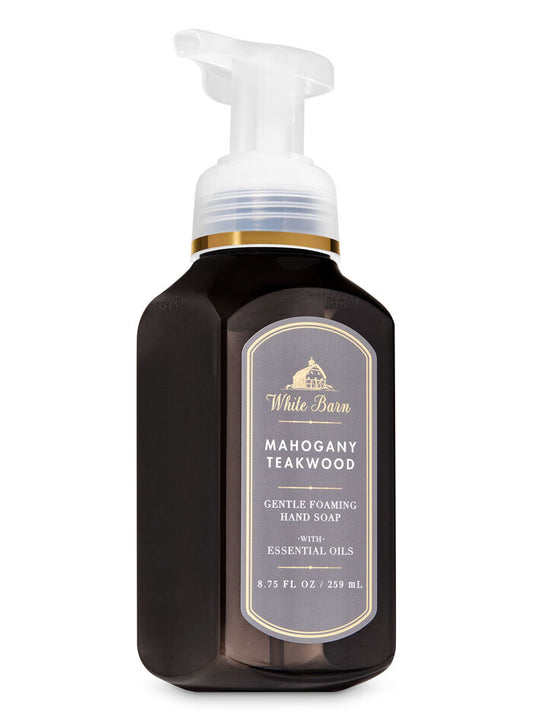 White Barn Mahogany Teakwood Gentle Foaming Hand Soap