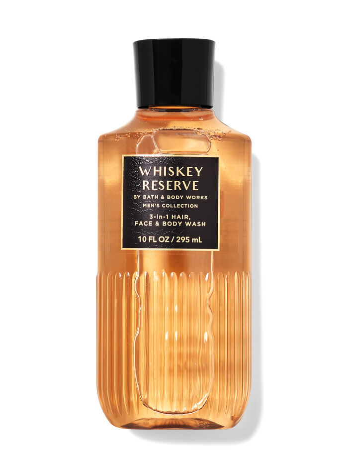 Mens Whiskey Reserve 3-in-1 Hair, Face & Body Wash