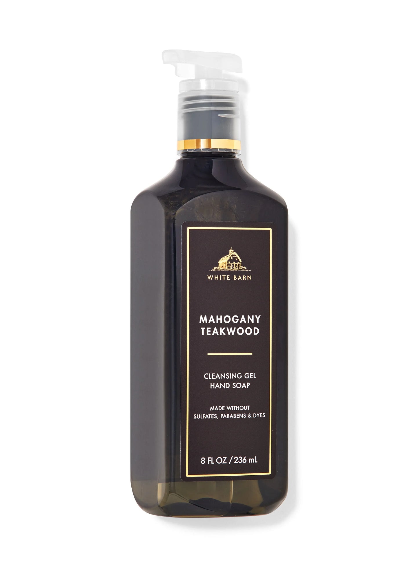 Mahogany Teakwood Cleansing Gel Hand Soap 236 ML