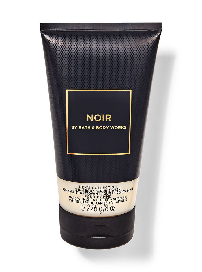 Mens Noir 2-in-1 Body Scrub & Wash