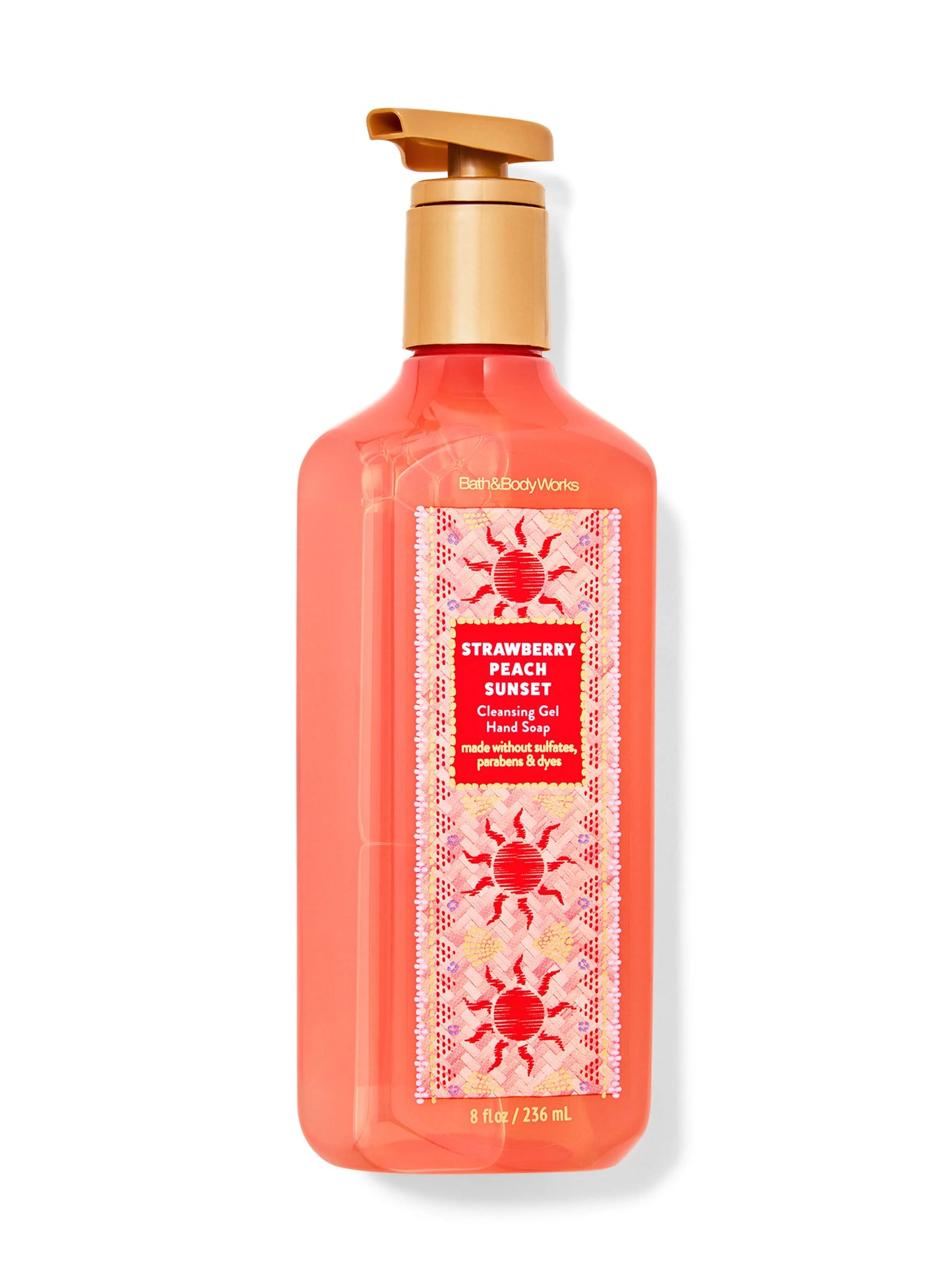 Strawberry Peach Sunset Cleansing Gel Hand Soap 236 ML