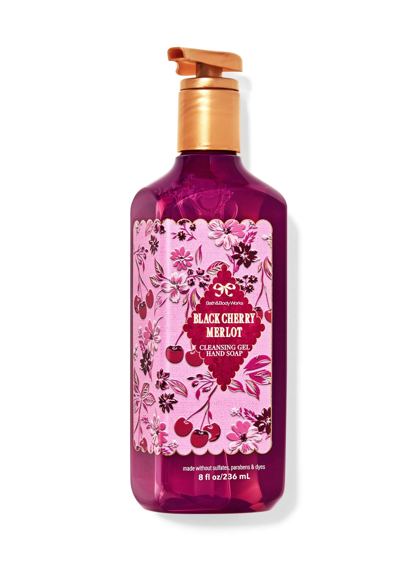 Black Cherry Merlot Cleansing Gel Hand Soap 236 ML