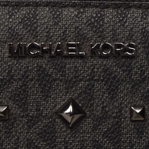 Women Sig Wallet With Studs Black
