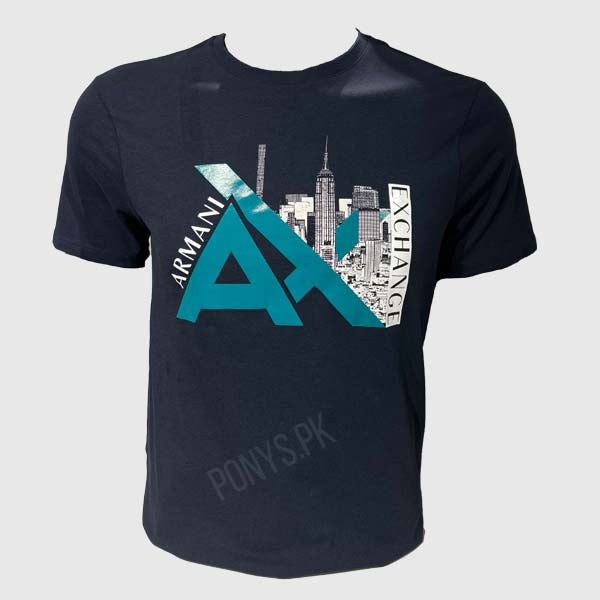 S/S Crew Neck Building Men'S Short Sleeve (Armani Exchange)