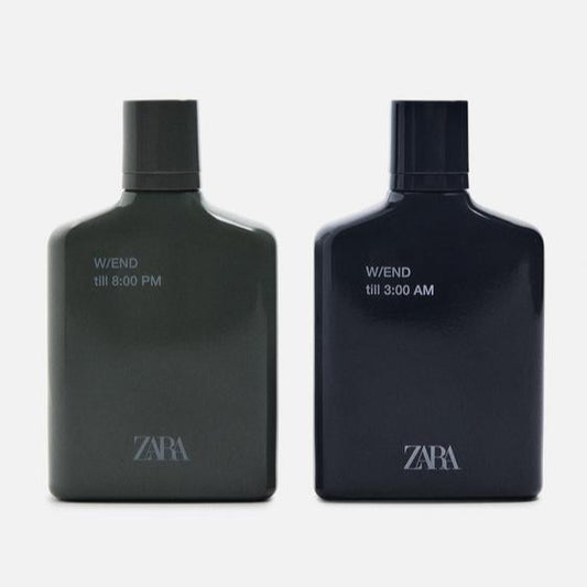 ZARA W/END TILL 8.00 PM W/END TILL 3:00 AM EDT 100 ML+100 ML