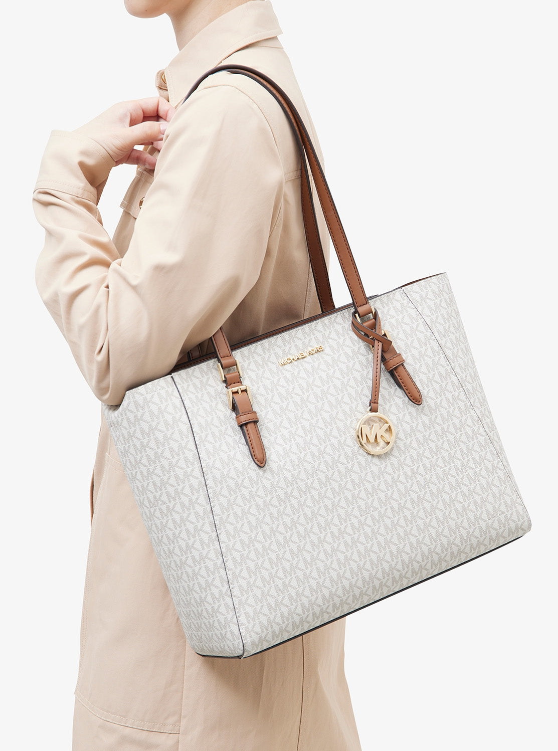 Charlotte Large 3-In-1 Signature Logo Tote Bag