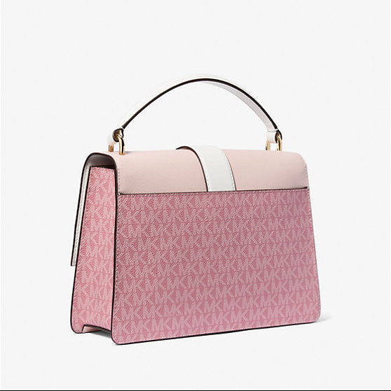Greenwich Medium Signature Logo Satchel