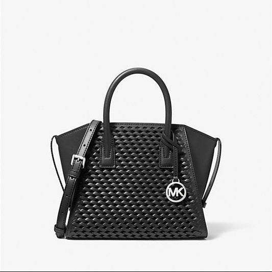 Avril Small Woven Satchel