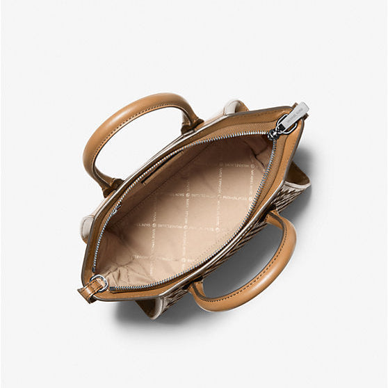 Avril Small Woven Satchel