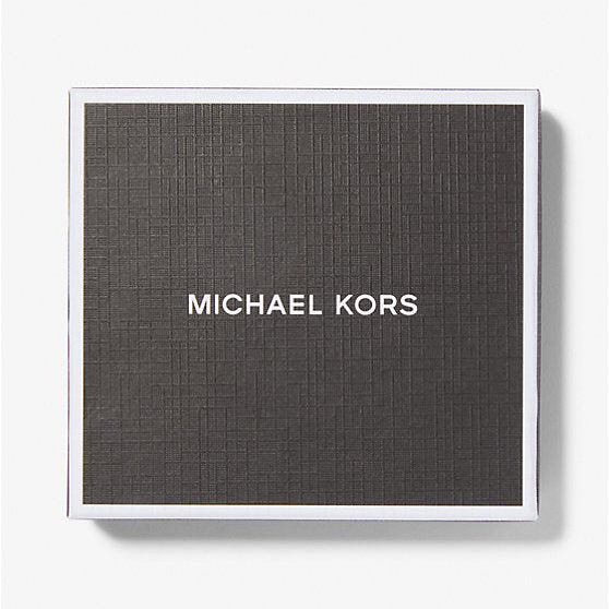 MK Signature Logo Card Holder and Belt Gift Set