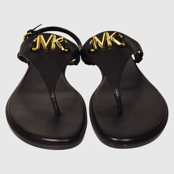 Ladies Reed Flat Thong Black