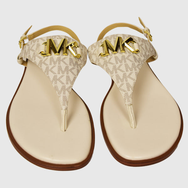 Ladies Reed Flat Thong Vanilla