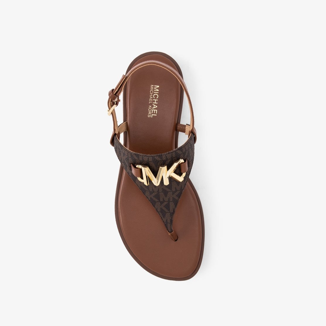 Ladies Reed Flat Thong Brown