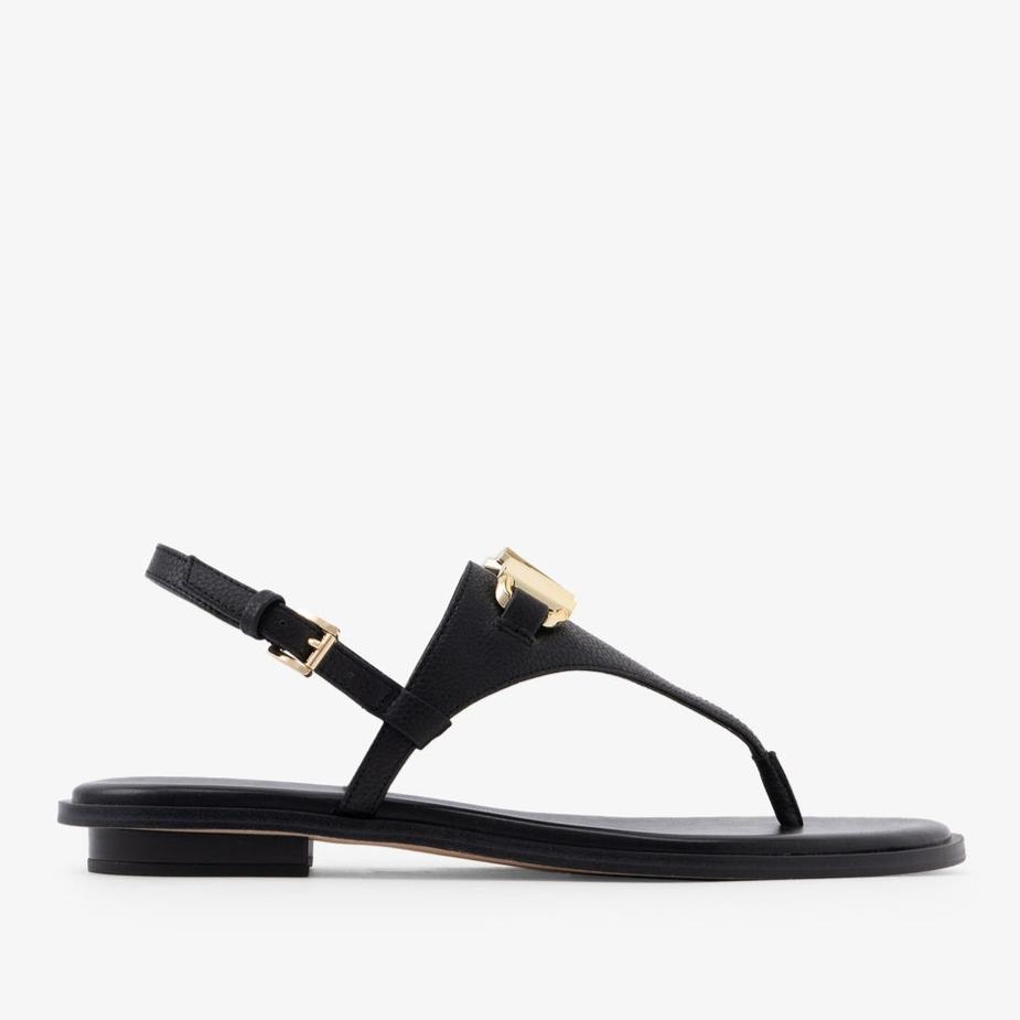 Ladies Reed Flat Thong Black