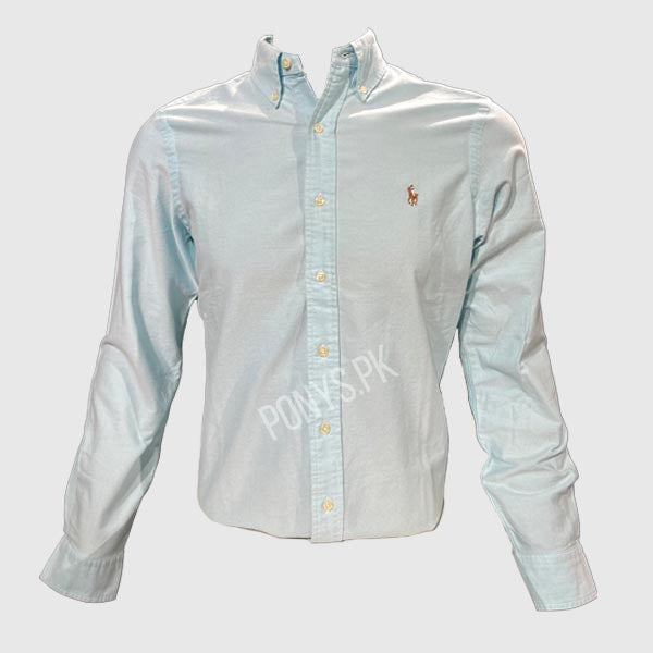 Oxford Brown Pony Classic Fit Men'S Shirt (Ralph Lauren)