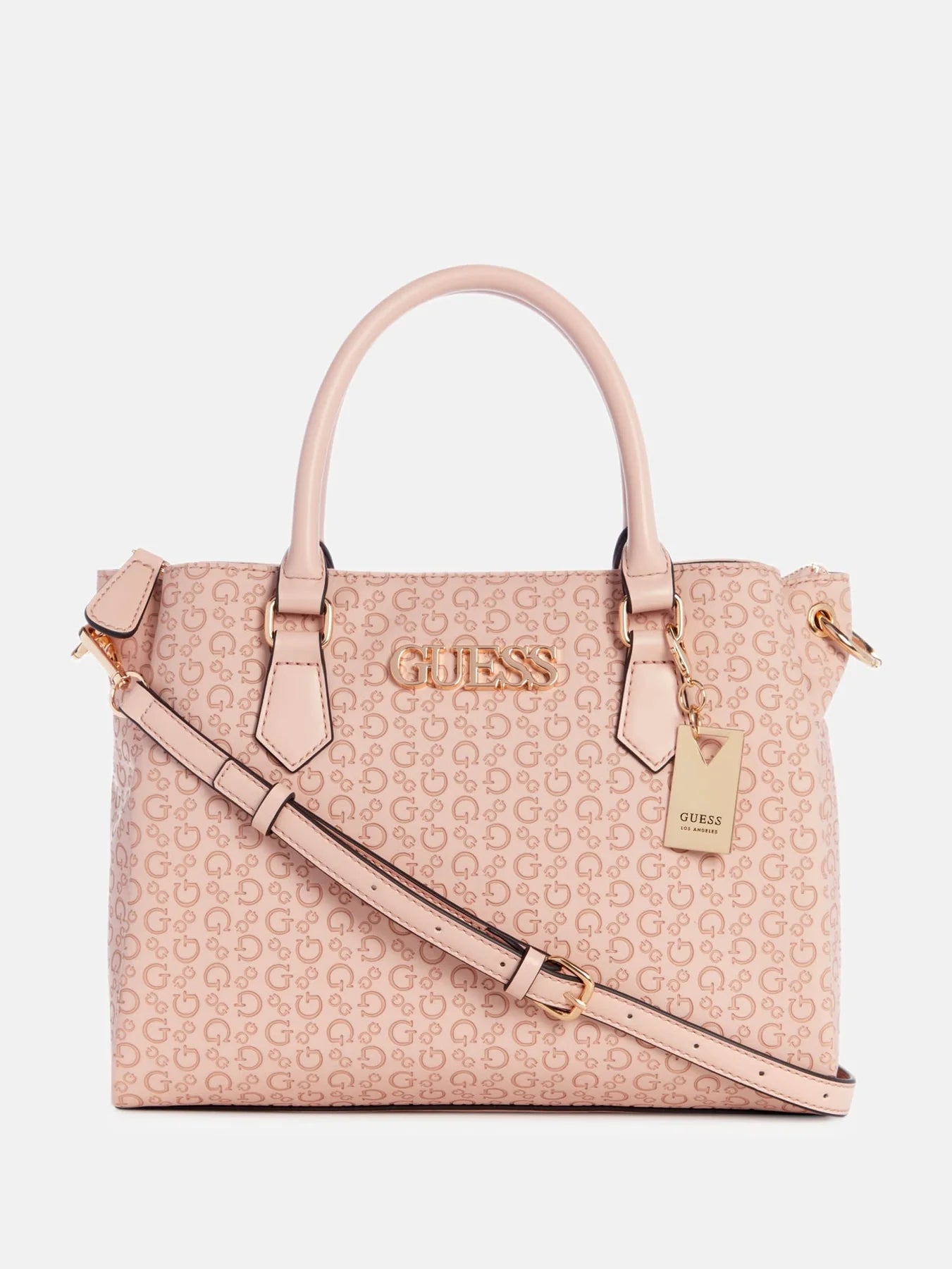 Women Zakaria Debossed Logo Satchel Handbag