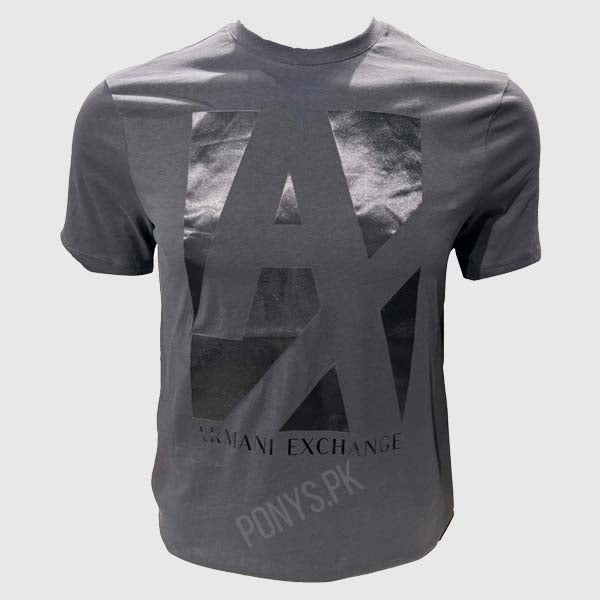 Crew Neck Uv Print Men S Short Sleeve Armani Exchange Ponys Clothing