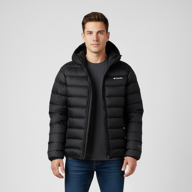 Columbia Puffer Hoodie Jacket