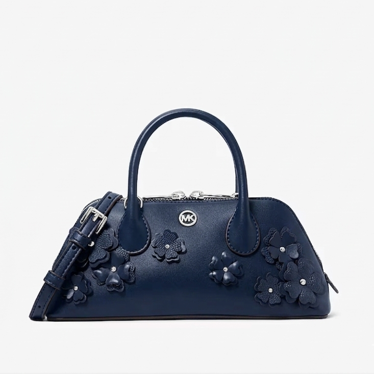 Petra Small Signature Logo Floral Embellished Crossbody Bag