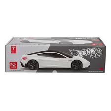 Hot Wheels Tesla Roadster Remote Control RC White
