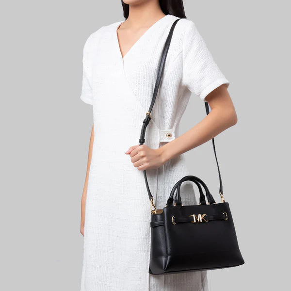 Women Reed Lg Cz Belted Satchel Bag