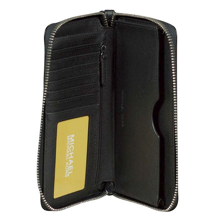Women Sig Wallet With Studs Black