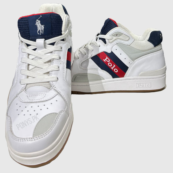 Men Leather Ankil Lenght Sneaker (Ralph Lauren)