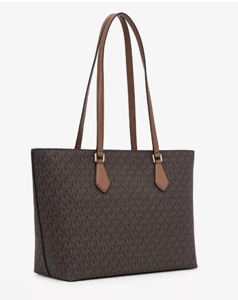 Handbag Sheila Large Mf Tote Bag Signature Brown
