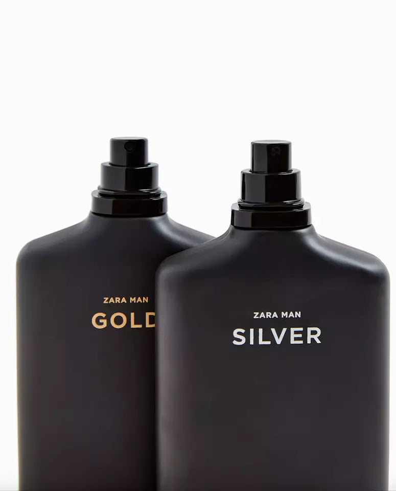ZARA MAN GOLD + MAN SILVER FRAGRANCE