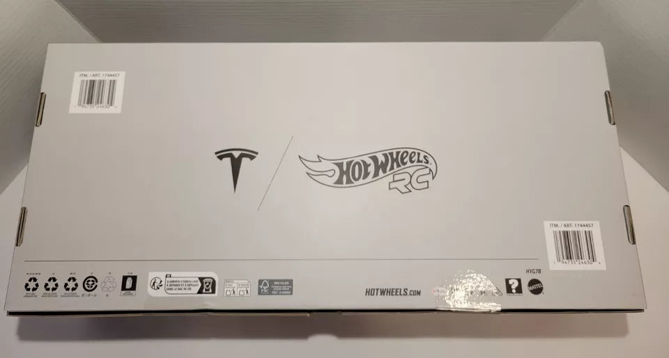 Hot Wheels Tesla Roadster Remote Control RC White