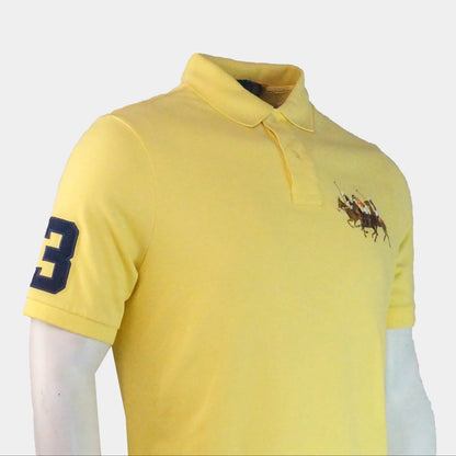 Front Triple Pony Men'S Polo