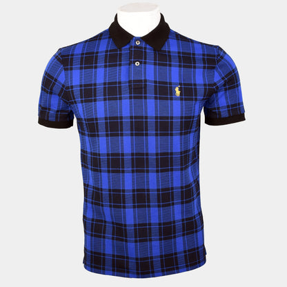 Small Pony Check Men'S Polo