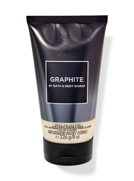 Mens Graphite 2-in-1 Body Scrub & Wash