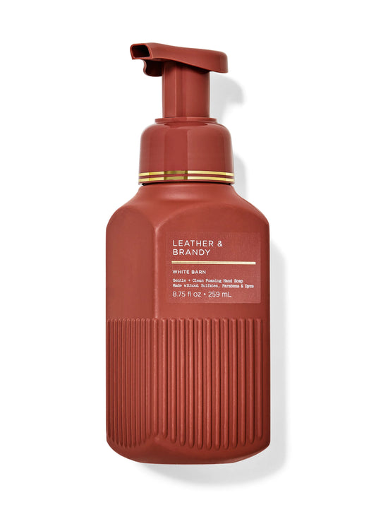 Leather & Brandy Gentle & Clean Foaming Hand Soap