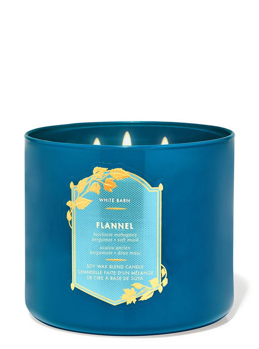 Flannel 3-Wick Candle