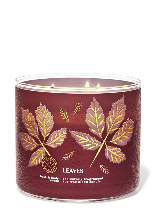 Leaves 3-Wick Candle