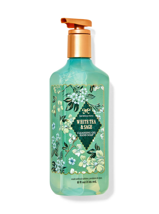 White Tea & Sage Cleansing Gel Hand Soap 236 ML