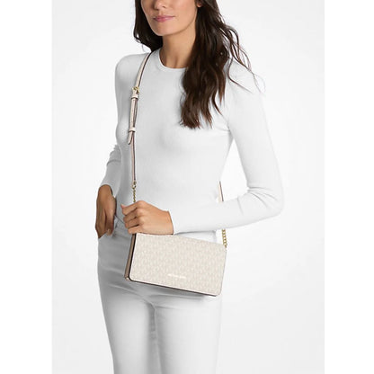 Jet Set Medium Signature Logo Crossbody Bag