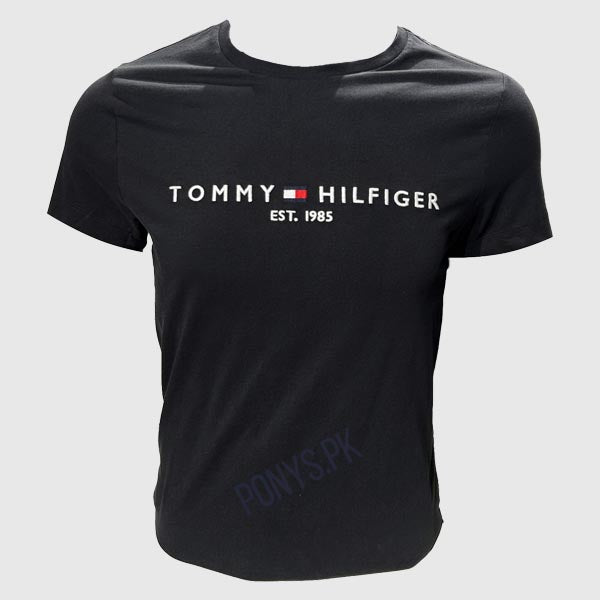 CREW NECK WITH TOMMY FLAG MEN'S SHORT SLEEVE (TOMMY HILFIGER)