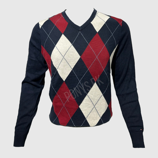 Men L/S Neck Sweater Diamond Cube (Tommy Hilfiger)