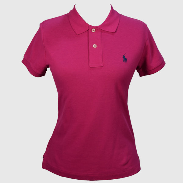 S/S POLO SKINNY FIT WOMEN POLO SHIRT (RALPH LAUREN)