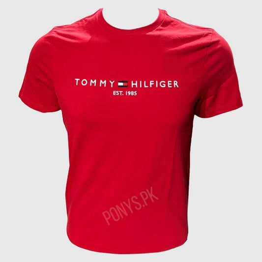 CREW NECK WITH TOMMY FLAG MEN'S SHORT SLEEVE (TOMMY HILFIGER)