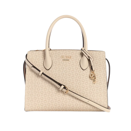 Guess Women Beryln Logo Large Satchel Handbag