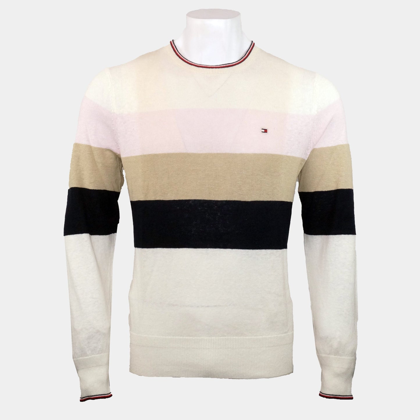 Tommy Striper Crew Neck Sweater