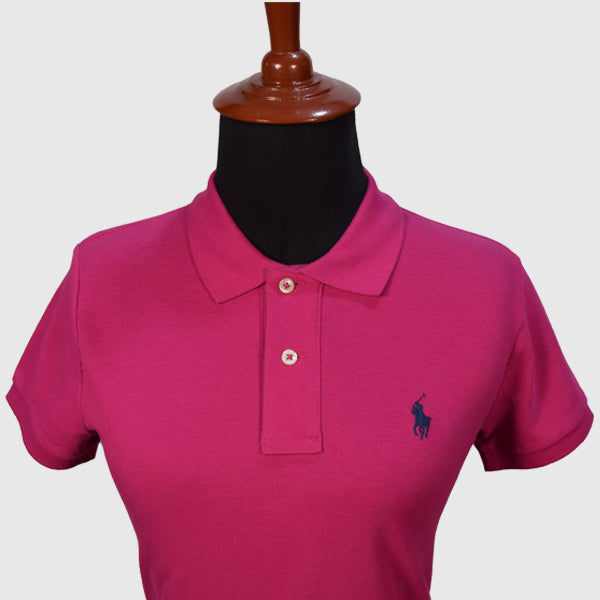 S/S POLO SKINNY FIT WOMEN POLO SHIRT (RALPH LAUREN)