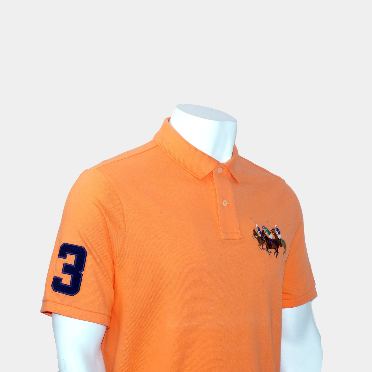 Front Triple Pony Men'S Polo