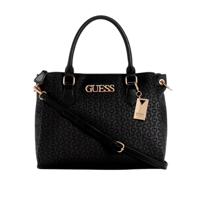 Women Zakaria Debossed Logo Satchel Handbag