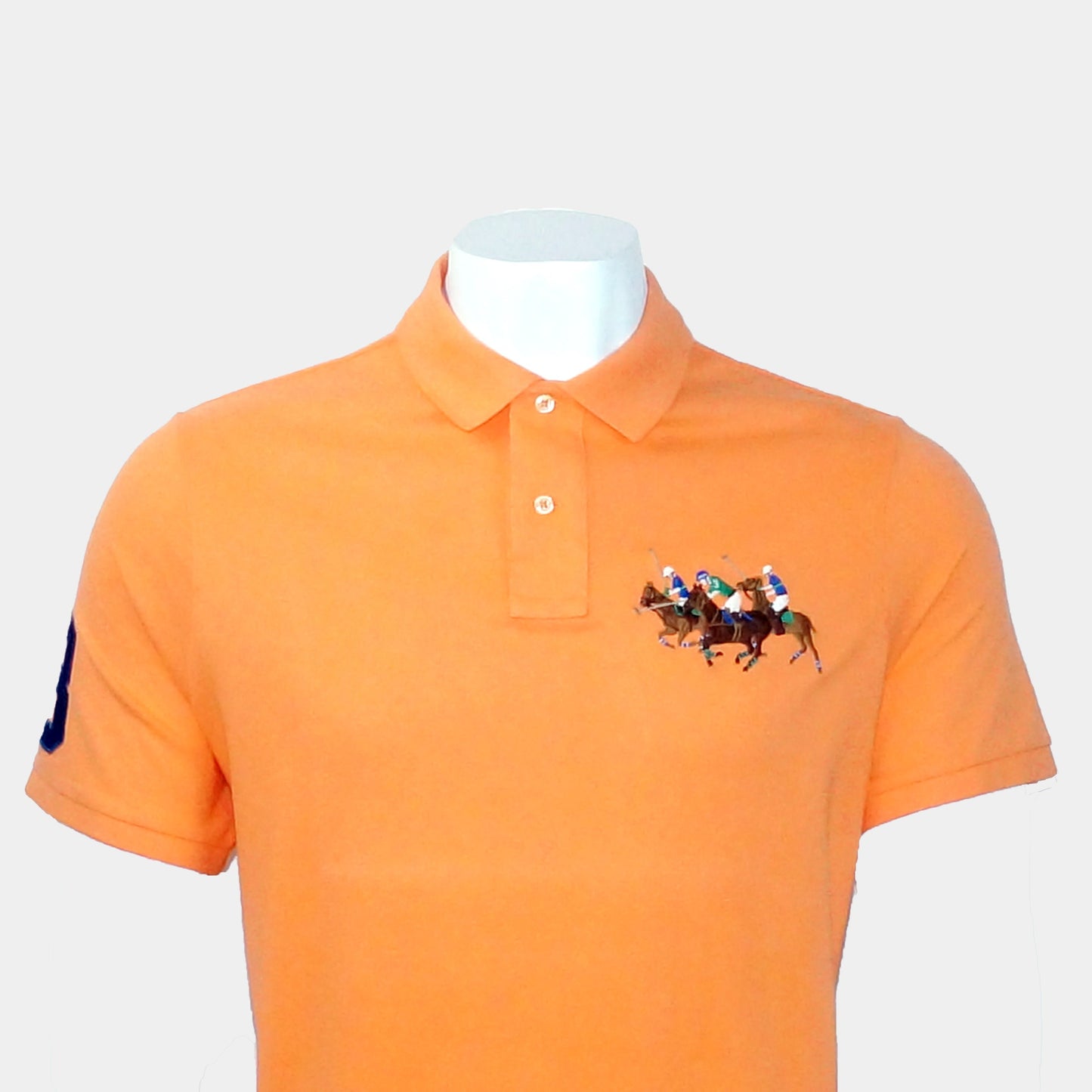 Front Triple Pony Men'S Polo