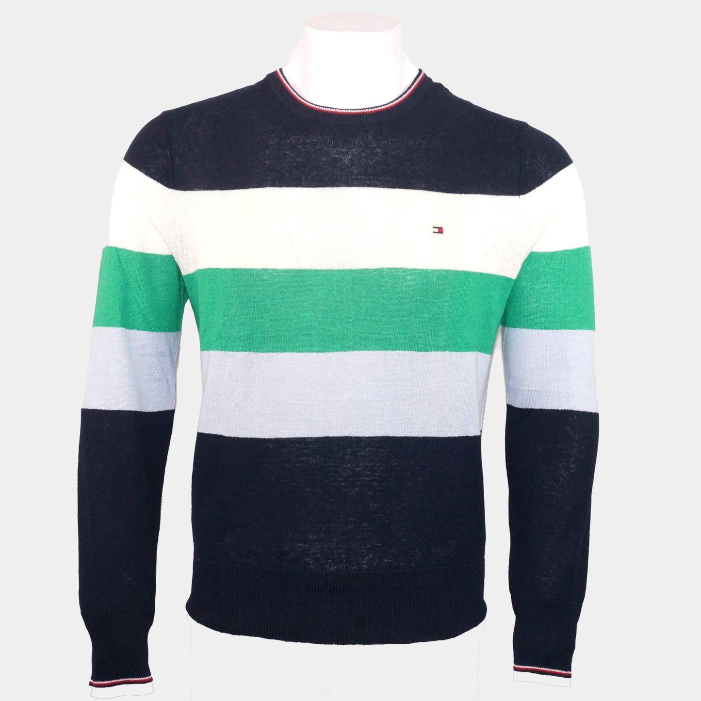 Tommy Striper Crew Neck Sweater