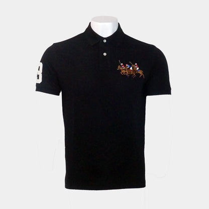 Front Triple Pony Men'S Polo